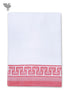 Handloom Cotton BathTowel With Block Print Border