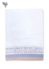 Handloom Cotton Bath Towel With Block Print Border