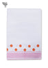 Handloom Cotton Hand Towel With Block Print Border