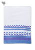 Handloom Cotton Hand Towel With Block Print Border
