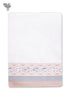 Handloom Cotton Hand Towel With Block Print Border