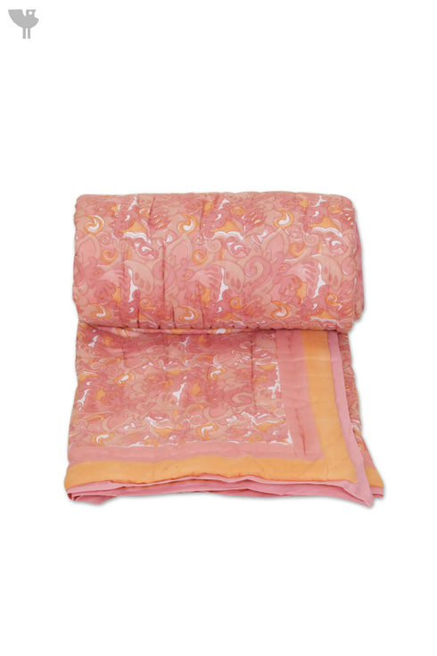 Mulmul Cotton Quilt in Block Print