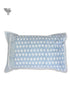 40s Cotton Pillow Cover In Geometric Block Print