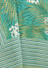 20s Cotton Bed Cover In Emerald Green Foliage Print