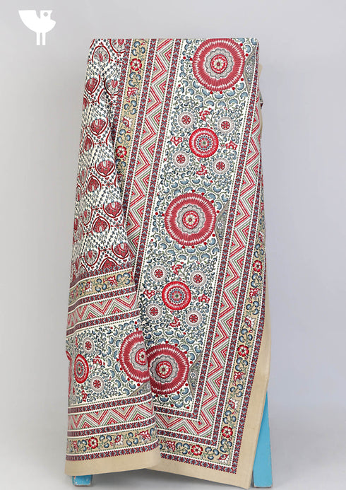 20s Cotton Bed Cover In Floral Print