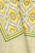 20s Cotton Bedcover In Ikat Block Print