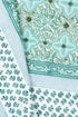 20s Cotton Bed Cover in Block Print