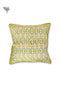 20s Cotton Cushion Cover In Ikat Block Print