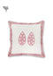 20s Cotton Cushion Cover In Graphic Block Print