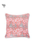 20s Cotton Cushion Cover in Floral Block Print