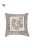 20s Cotton Cushion Cover in Floral Block Print