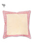 20s Cotton Cushion Cover in Floral Block Print