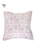 20s Cotton Cushion Cover in Floral Block Print