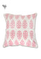 20s Cotton Cushion Cover In Graphic Block Print