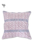 20s Cotton Cushion Cover in Floral Block Print