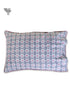 40s Cotton Pillow Cover in Floral Block Print