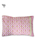 20s Cotton Pillow Cover In Geometric Block Print