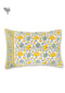40s Cotton Pillow Cover in Floral Print