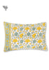 40s Cotton Pillow Cover in Floral Print