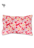 40s Cotton Pillow Cover in Floral Block Print