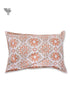 40s Cotton Pillow Cover in Block Print