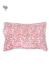 40s Cotton Pillow Cover in Floral Block Print