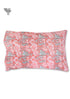 40s Cotton Pillow Cover in Floral Block Print