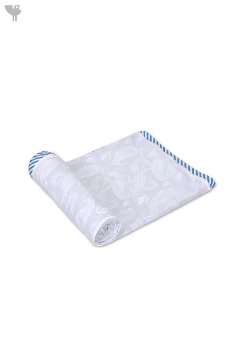 Mulmul Cotton Khasto In Floral Print