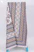 20s Cotton Bed Cover In Geometric Print