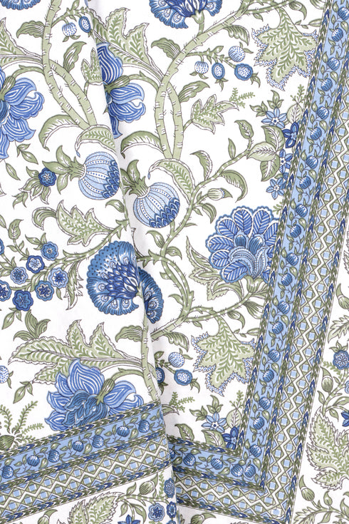 20s Cotton Bed Cover In Floral Print