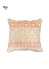 20s Cotton Cushion Cover in Block Print with Piping
