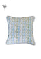 20s Cotton Cushion Cover in Block Print with Piping