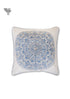 20s Cotton Cushion Cover in Block Print with Piping