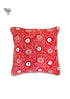 20s Cotton Cushion Cover in Block Print with Piping