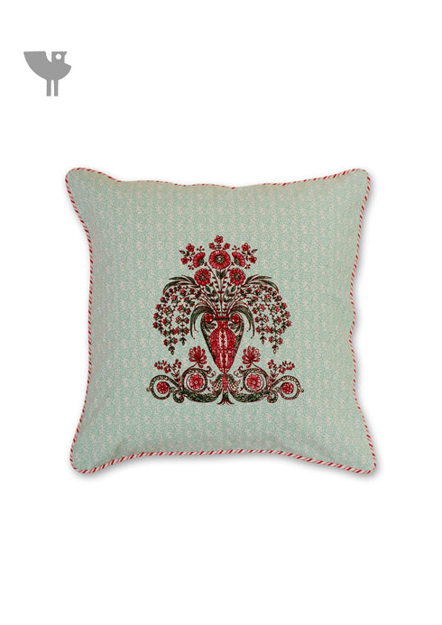 20s Cotton Cushion Cover In Floral Print