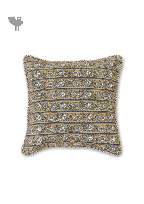 20s Cotton Cushion Cover In Floral Print