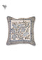20s Cotton Cushion Cover in Block Print with Piping