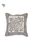 20s Cotton Cushion Cover in Block Print with Piping
