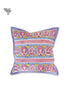 20s Cotton Cushion Cover in Block Print with Piping