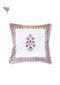 20s Cotton Cushion Cover in Floral Block Print