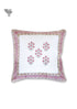 20s Cotton Cushion Cover in Floral Block Print