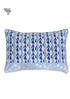 40s Cotton Pillow Cover in Block Print