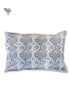 40s Cotton Pillow Cover in Block Print