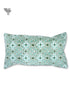 20s Cotton Rectangle Cushion Cover In Floral Block Print