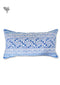 20s Cotton Lumbar Cushion Cover In Block Print