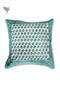 20s Cotton Large Cushion Cover In Floral Block Print