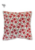 20s Cotton Cushion Cover in Floral Block Print