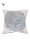 20s Cotton Cushion Cover in Block Print with Piping