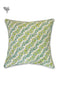 20s Cotton Cushion Cover in Floral Block Print