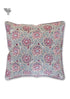 20s Cotton Cushion Cover in Block Print with Piping